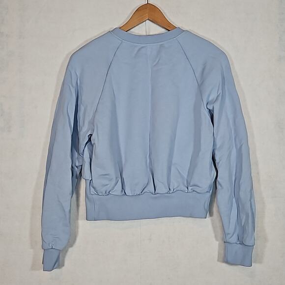 NWOT 3.1 Phillip Lim Raglan French Terry Sweatshirt Light Blue - Picture 7 of 7